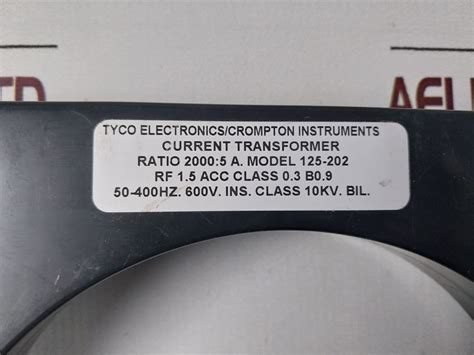 Tyco Electronics 125-202 Current Transformer 2000:5A – Aeliya Marine Tech
