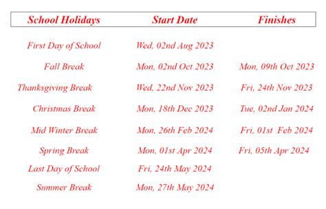 Chesterfield County School Calendar 2023-2024 With Holidays
