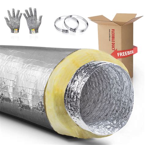 Snapklik.com : 8 Inch Insulated Duct,HVAC Insulation Duct,Insulated ...