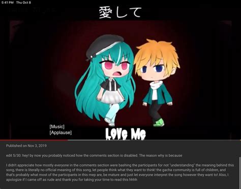 This song is depressing, why can’t they just stay away from this song like Ruru chan’s Suicide ...