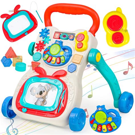 Learning Music Walker Trolley Multifunctional Push & Pull Toy for Todd ...