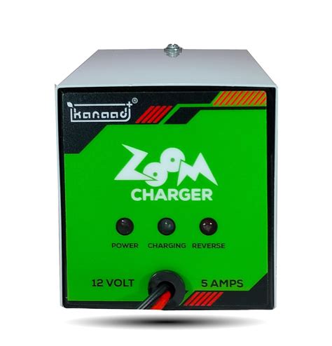 KANAAD® Zoom 12V 5A Smart Battery Charger for Car, Bike, Inverter ...