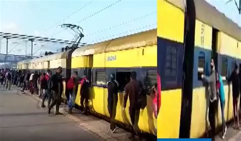 Uttar Pradesh : కారును నెట్టినట్లుగా..రైలును తోసిన ప్రయాణీకులు | Train ...