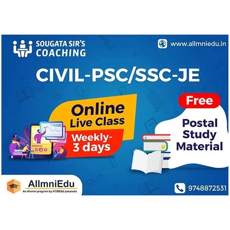 Sougata Sir Coaching, Best Civil Engineering Coaching center for PSC ...