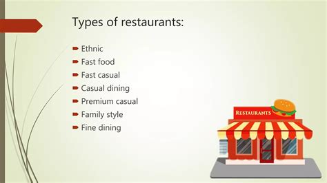 Types of restaurants | PPTX