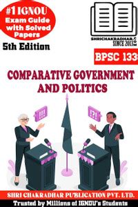 IGNOU BPSC 133 Help Book Comparative Government And Politics (IGNOU ...
