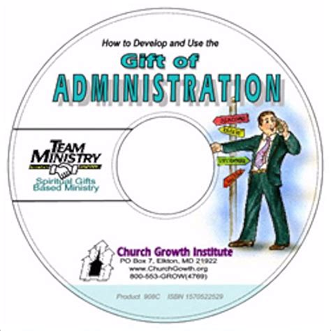 How to Develop and Use the Gift of Administrtaion, PDF on CD: PDF on CD ...