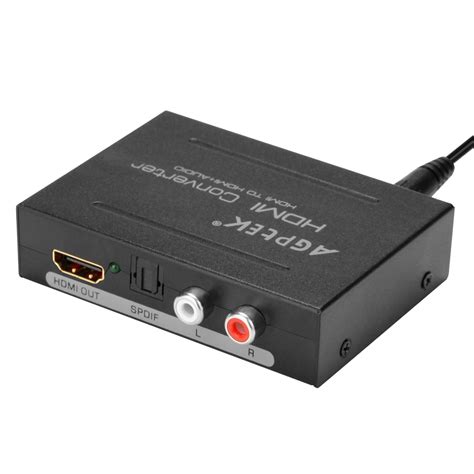 Microware Premium Hdmi to Hdmi Audio Spdif RCA L R Stereo Audio ...