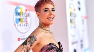 Halsey celebrates pregnancy with bare-chested album cover