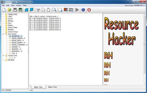 Resource Hacker_Resource Hacker下载 - 汉化软件 - 非凡软件站