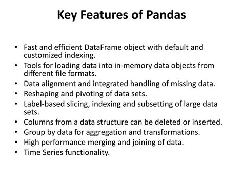 Panda Python Overview 的图像结果