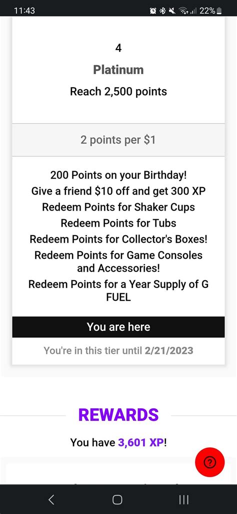 Do my points expire on February 21st? : r/GFUEL