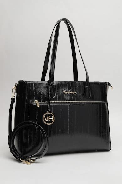 Van Heusen Woman Handbags, Women Black Textured Formal Handbag for Bags ...
