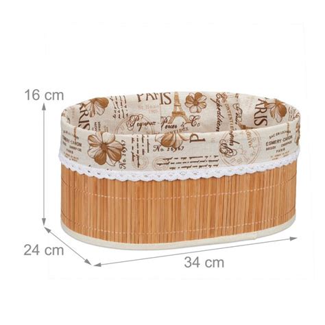 Bread Basket with Paris Theme Print BUY HERE NOW