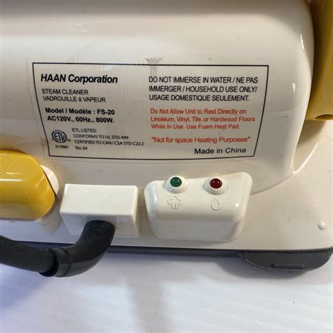 Haan FS20 Steam cleaning Floor Sanitizer Steam Mop Cleaner TESTED ...