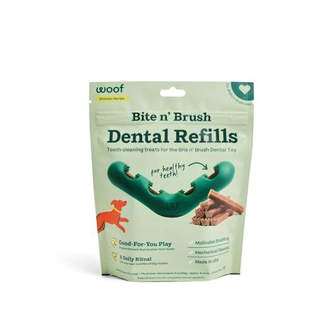 Woof | Bite n' Brush Dental Refills | Pretty Good Boy