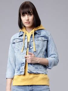 Tokyo Talkies Full Sleeve Washed Women Jacket - Buy Tokyo Talkies Full ...
