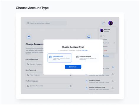 Image result for Create Account Page Example
