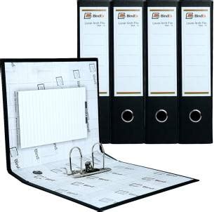 Flipkart.com | bindex Cardboard Office Lever Arch Box File (Black) with ...