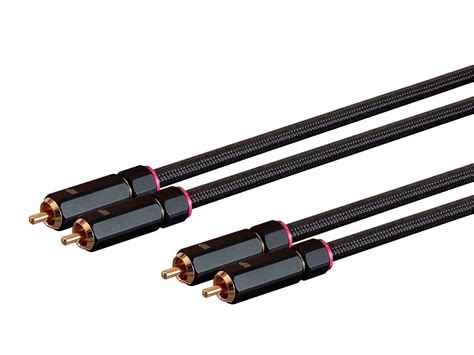 Buy Monoprice Male RCA Two Channel Stereo Audio Cable - 3 Feet - Black ...
