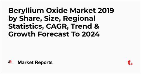 Beryllium Oxide Market 2019 by Share, Size, Regional Statistics, CAGR ...