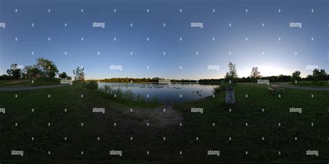 360° view of Baumann Park Lake Cherry Valley, Illinois - Alamy