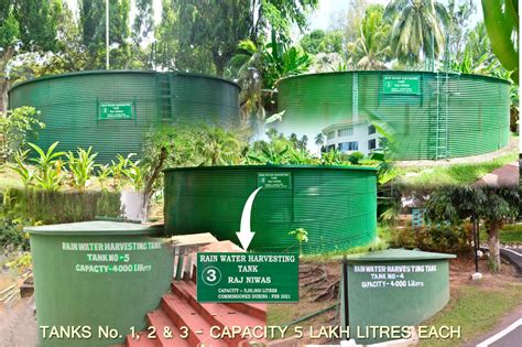 Raj Niwas leads the way: Six Rainwater Harvesting Tanks with total ...