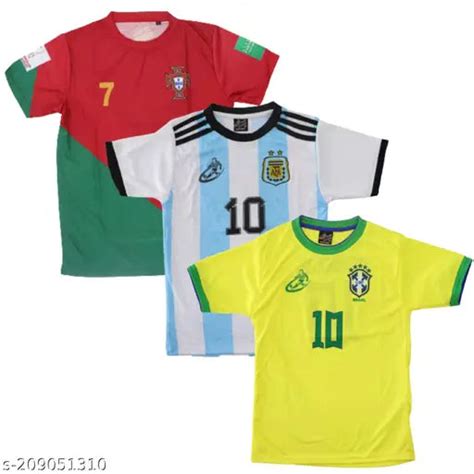 BRAZIL,PORTUGAL & ARGENTINA JERSEY RONALDO,NEYMER & MESSI JERSEY PACK ...