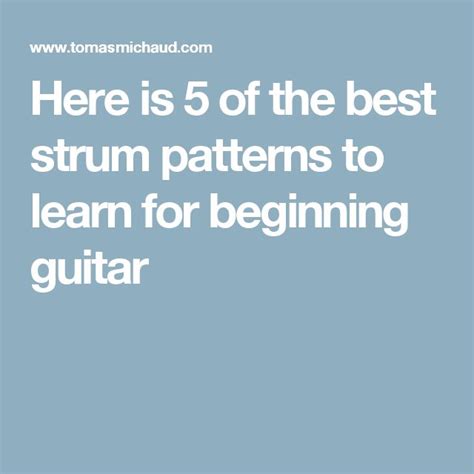 Strum Patterns 的图像结果