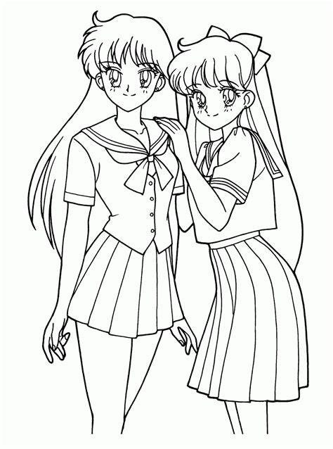 Coloring Pages: Anime Coloring Pages Free and Printable