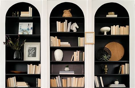 This IKEA hack turned BILLYs into statement arched built-ins | Livingetc