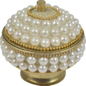 Real Craft Brass Fancy Kumkum Sindoor Box with Stick ,Sindur Dibbi Dani ...