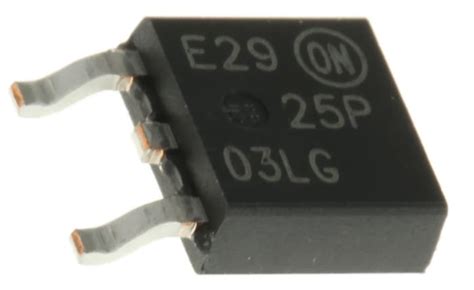 NTD25P03LT4G onsemi | onsemi P-Channel MOSFET, 25 A, 30 V, 3-Pin DPAK ...