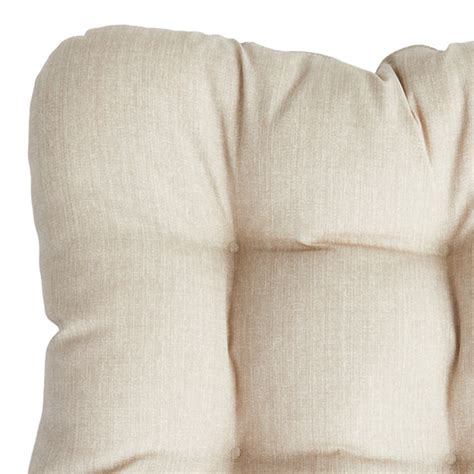 Tahiti Beige Outdoor Wicker Seat Cushion | At Home