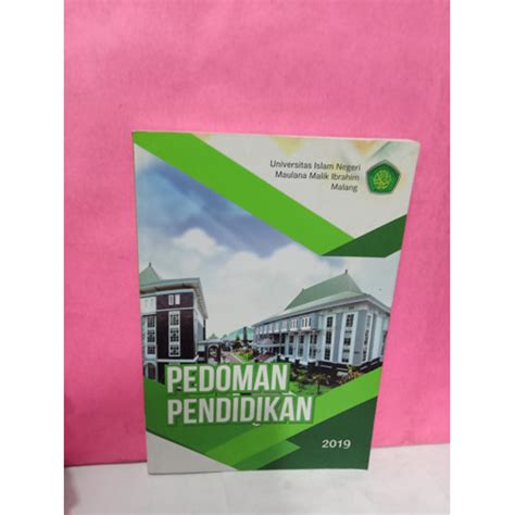 Jual PEDOMAN PENDIDIKAN UNIVERSITAS ISLAM NEGERI MAULANA MALIK IBRAHIM ...