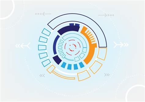 Technology Abstract Future Circle Background Vector 的图像结果