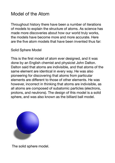 Image result for Atomic Structure Models