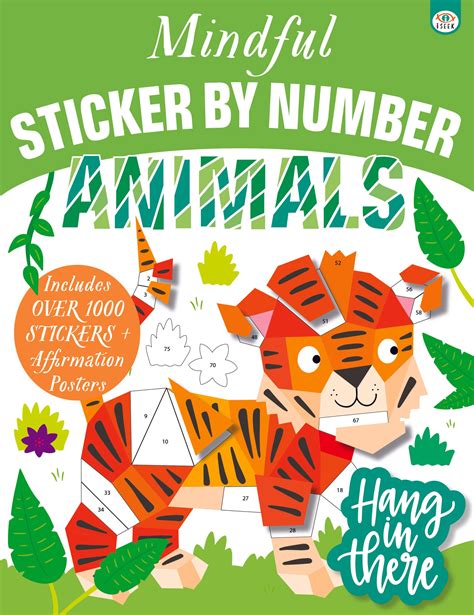 Mindful Sticker by Numbers: Animals