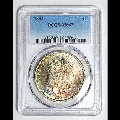 1884 Morgan Silver Dollar PCGS MS-67 - Bob Paul Rare Coins