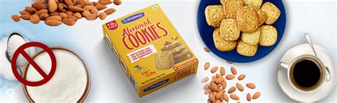 Diabexy Almond Cookies for Sugar Control | Diabetic Sugar Free Cookies ...