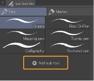 Image result for How to Add Tools On Clip Studio
