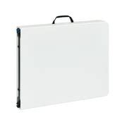 Buy Mainstays 6 Foot Fold-in-Half Table, White Granite Online at Lowest ...