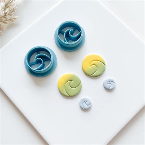 Summer Clay Cutters, Wave Clay Cutter, Beach Polymer Clay Cutters – Lee ...