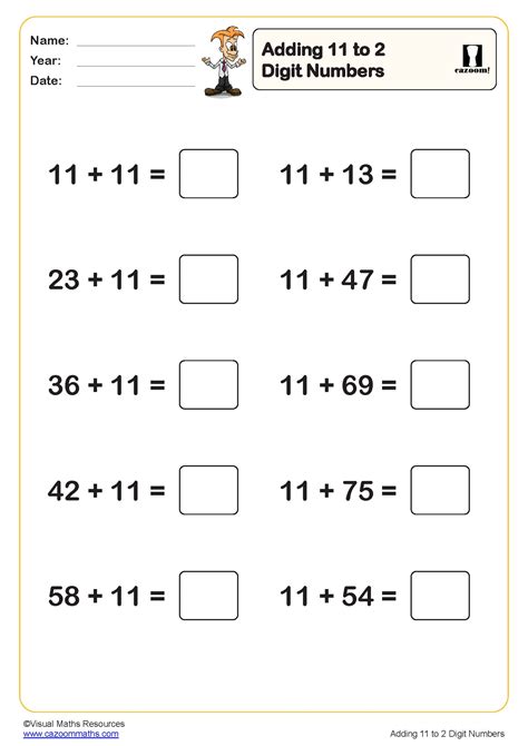 Adding 2-Digit Numbers and 1 Digit Numbers 的图像结果