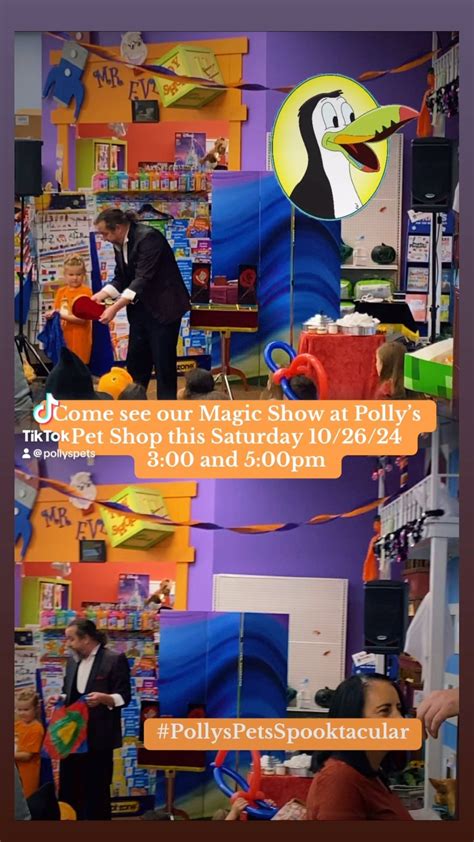 PollysPets | Come see our Magic Show at Polly’s Pet Shop this Saturday ...