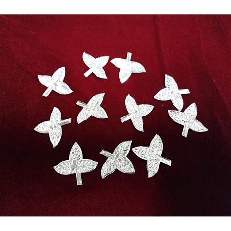 Belpatra in Sterling Silver for Offering to Lord Shiva — Rudraksha Mart