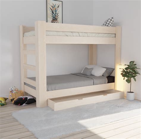 Multi-Height Bunk Bed – NZ Pine. – KitSmart Furniture