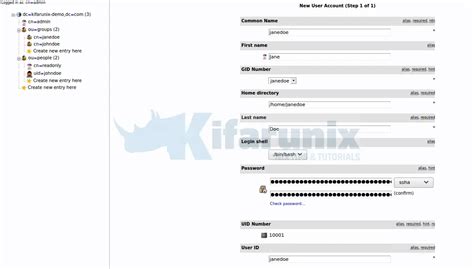 Image result for phpLDAPadmin UI