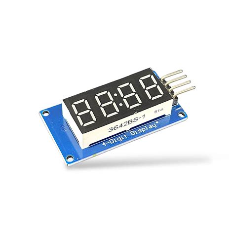 TM1637 4 Digit 7 Segment LED Display Module | Digital Tube Display for ...