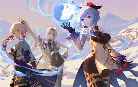 Wallpaper Girls, Game, Three, Action-adventure, Computer game, Genshin ...